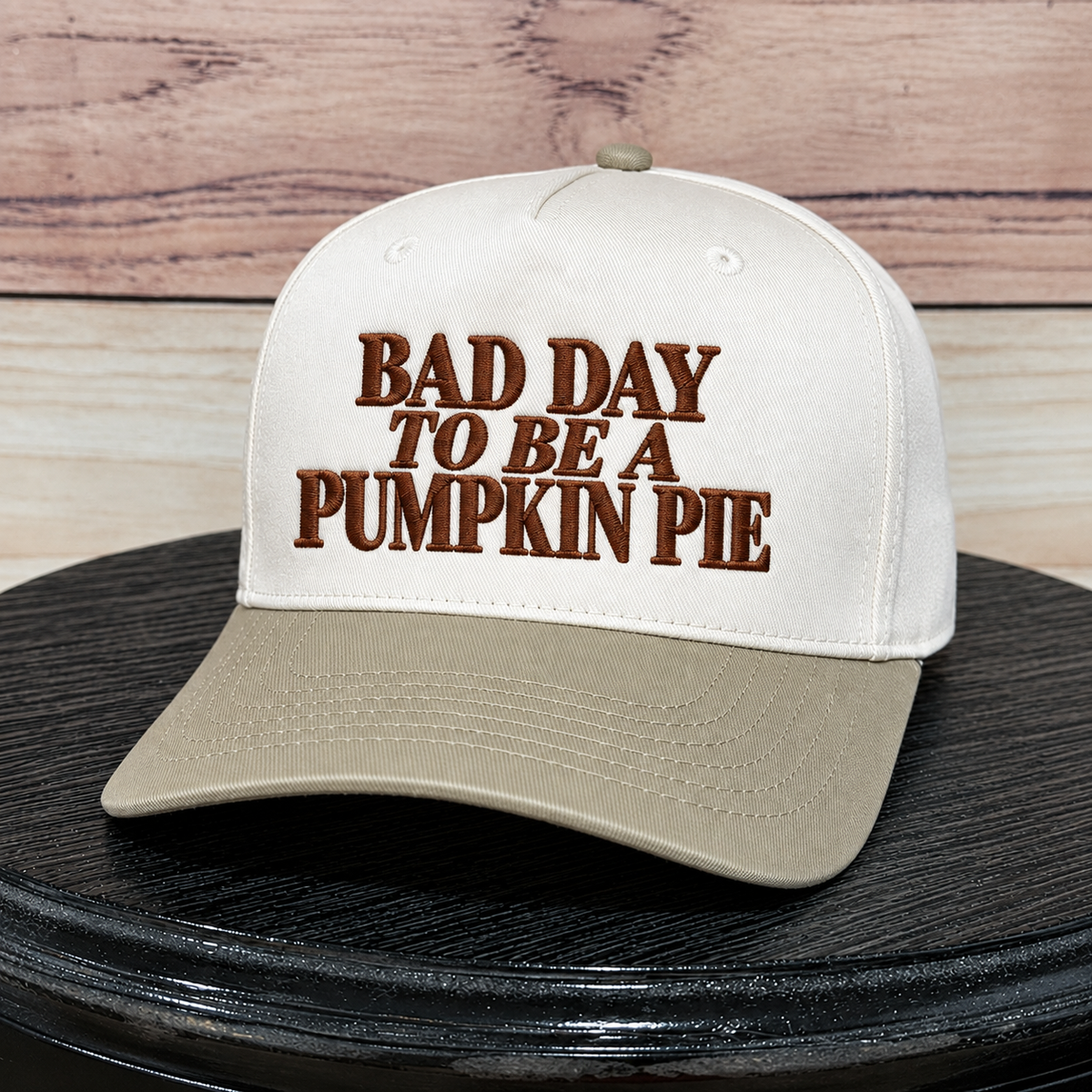 Bad Day to be a Pumpkin Pie | Funny Embroidered Trucker Hat