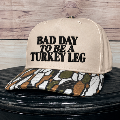 Bad Day to Be a Turkey Leg | Funny Thanksgiving Trucker Hat