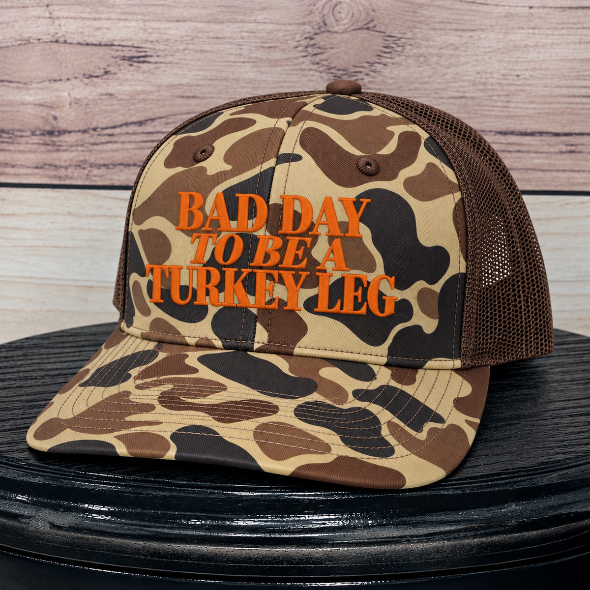 Bad Day to Be a Turkey Leg | Funny Thanksgiving Trucker Hat