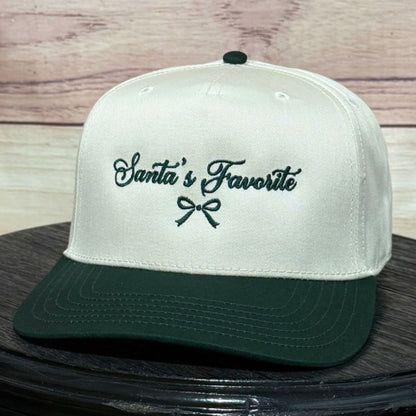 Santa's Favorite | Embroidered Christmas Trucker Hat