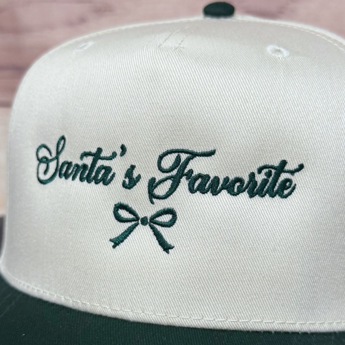 Santa's Favorite | Embroidered Christmas Trucker Hat