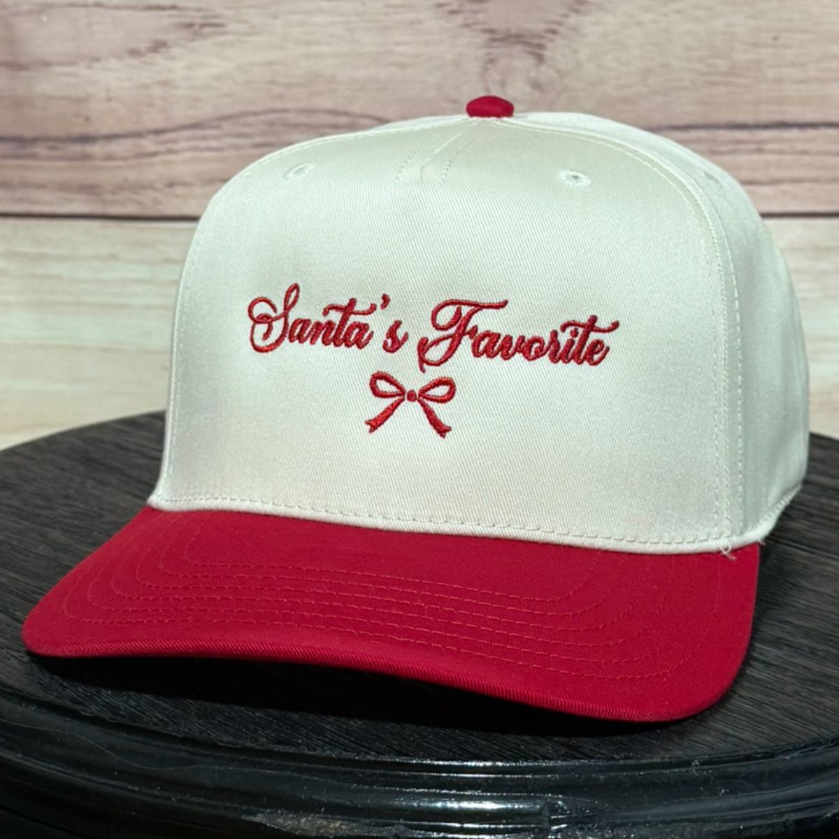 Santa's Favorite | Embroidered Christmas Trucker Hat