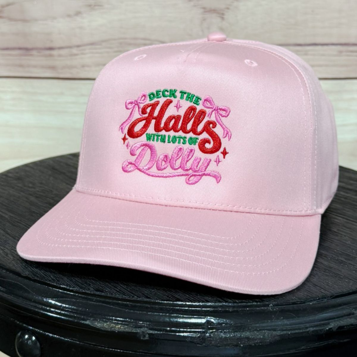 Deck the Halls with Dolly | Embroidered Christmas Hat