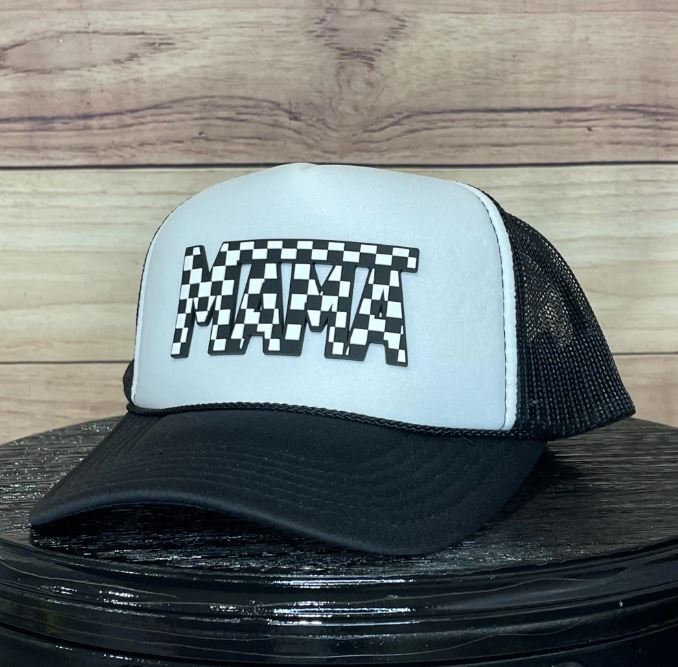 Mama Checker Patch | LC Elizabeth Original | Custom Patch Trucker Hat