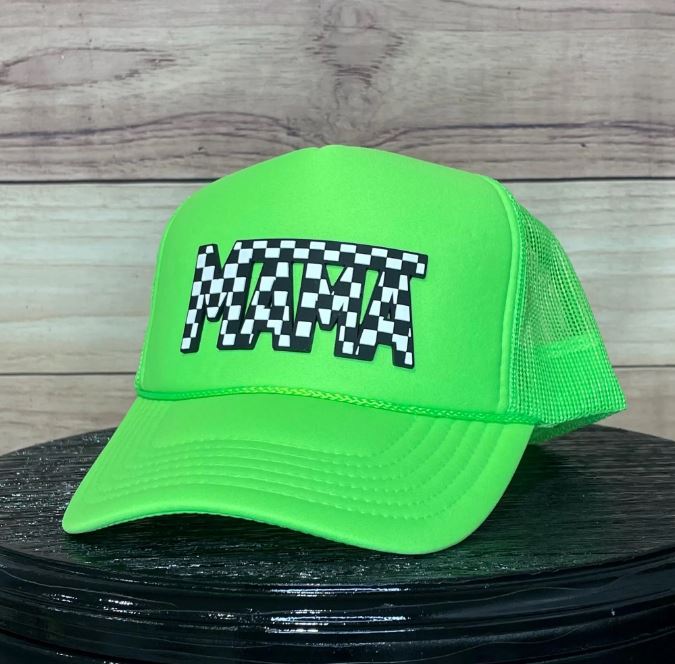 Mama Checker Patch | LC Elizabeth Original | Custom Patch Trucker Hat