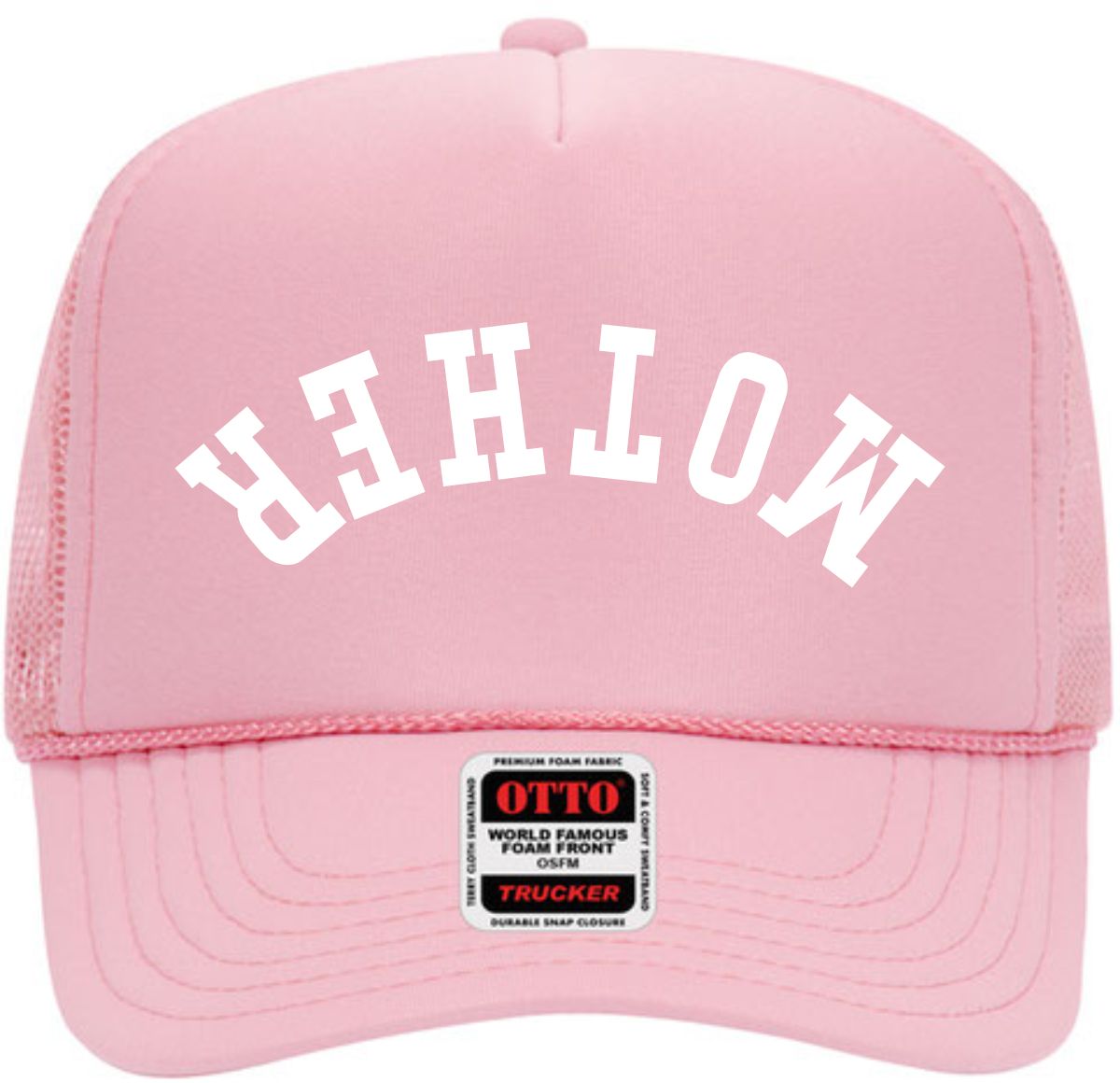 Mother Upside Down | LC Elizabeth Original | Embroidered Trucker Hat