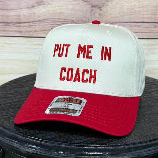 Put Me In Coach | LC Elizabeth Original | Embroidered Trucker Hat