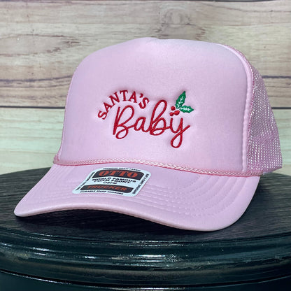 Santa's Baby | LC Elizabeth Original | Embroidered Trucker Hat