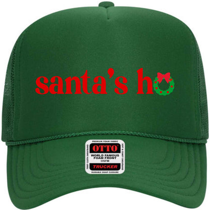 Santa's Ho | LC Elizabeth Original | Embroidered Trucker Hat