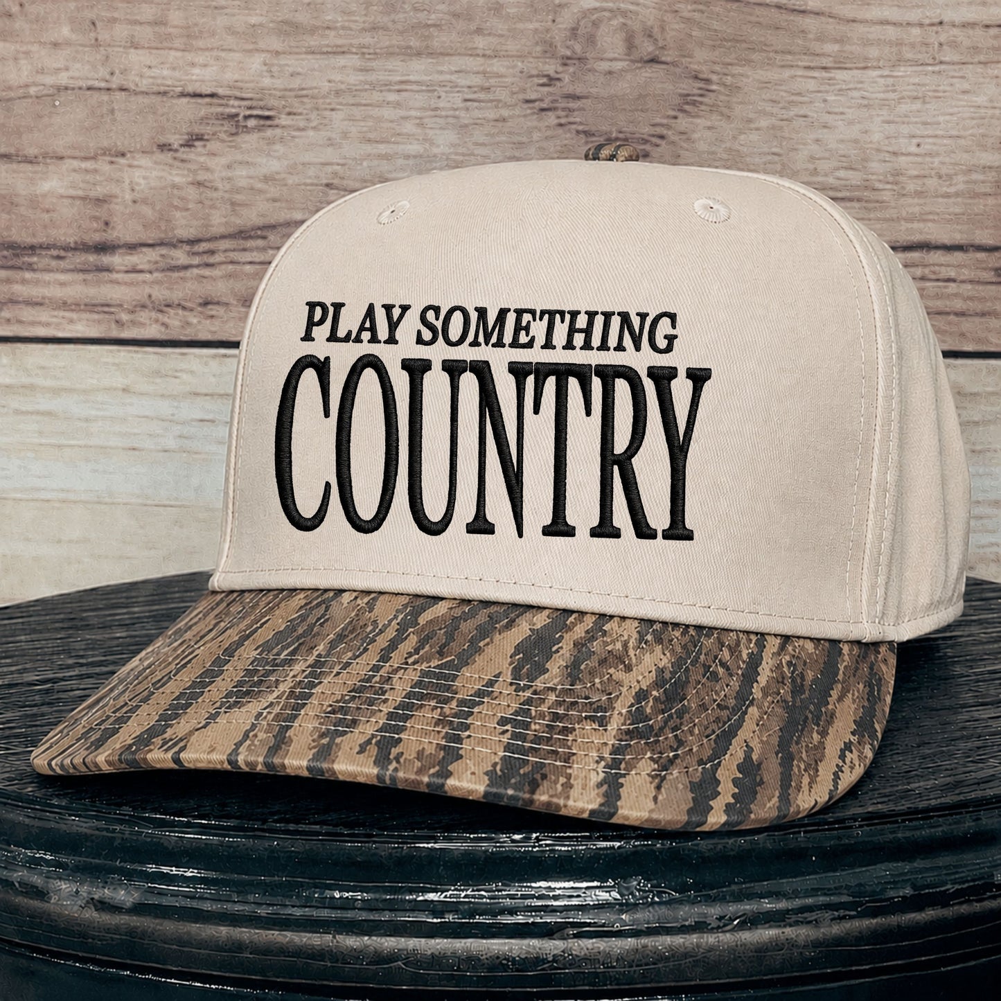 Play Something Country | LC Elizabeth Original | Embroidered Trucker Hat