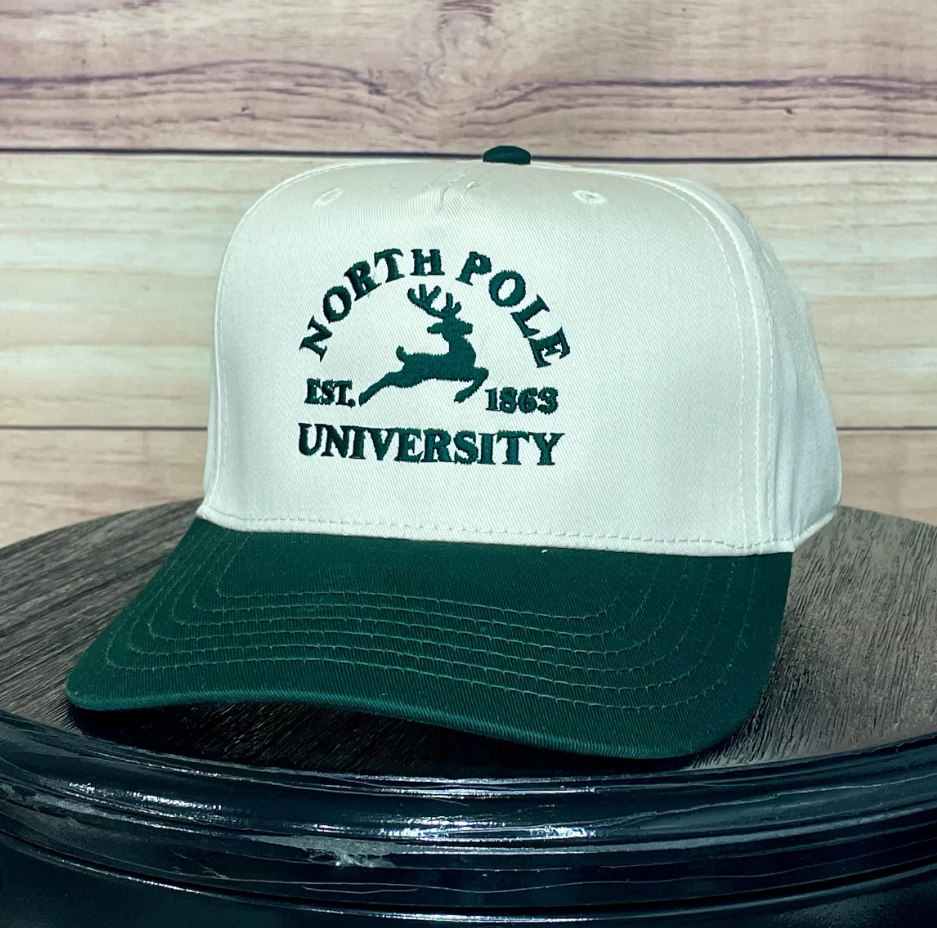 North Pole University | LC Elizabeth Original | Embroidered Trucker Hat