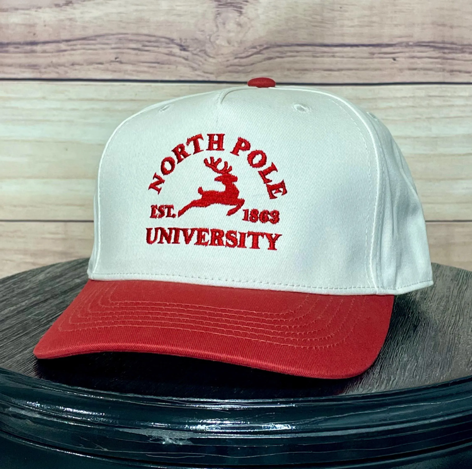 North Pole University | LC Elizabeth Original | Embroidered Trucker Hat