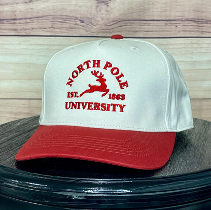 North Pole University | LC Elizabeth Original | Embroidered Trucker Hat
