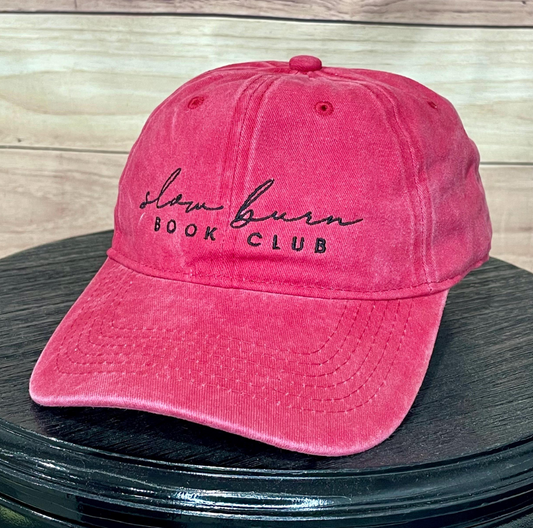 Slow Burn Book Club | LC Elizabeth Original | Embroidered Baseball Hat