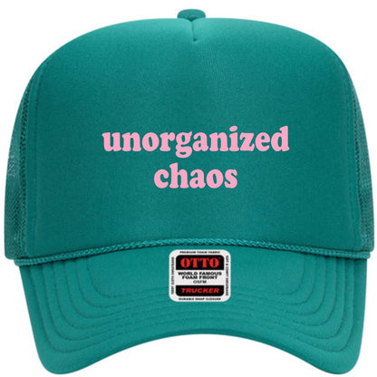 Unorganized Chaos | LC Elizabeth Original | Embroidered Trucker Hat