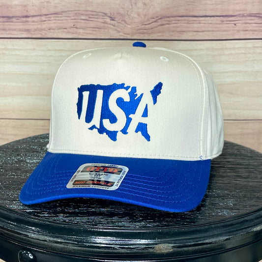 USA Cutout | LC Elizabeth Original | Embroidered Hat