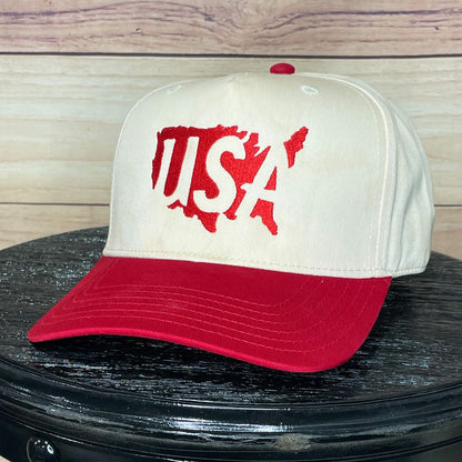 USA Cutout | LC Elizabeth Original | Embroidered Hat