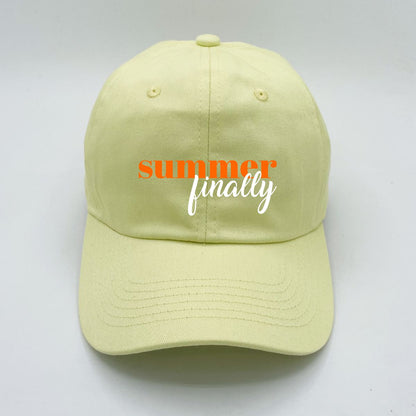 Finally Summer | LC Elizabeth Original | Embroidered Unstructured Dad Hat