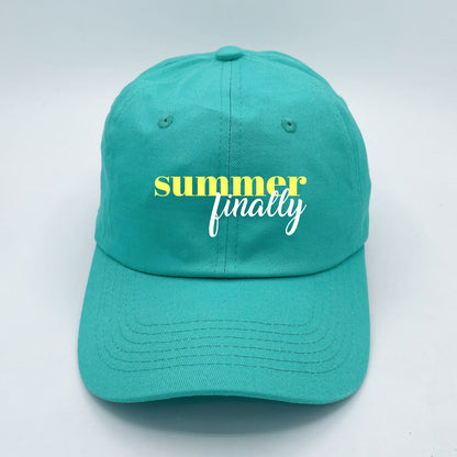 Finally Summer | LC Elizabeth Original | Embroidered Unstructured Dad Hat
