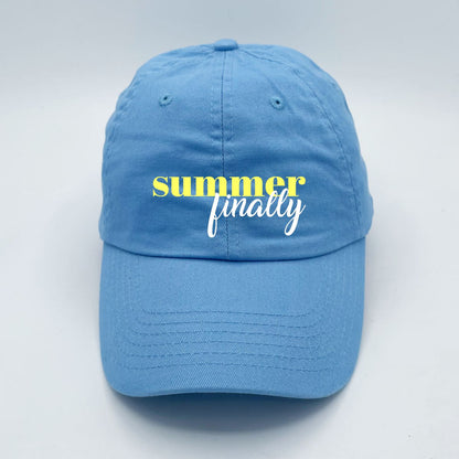 Finally Summer | LC Elizabeth Original | Embroidered Unstructured Dad Hat