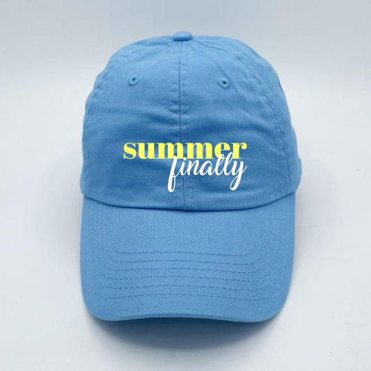 Finally Summer | LC Elizabeth Original | Embroidered Unstructured Dad Hat