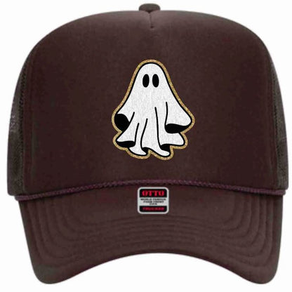 Sheet Ghost Chenille Patch | LC Elizabeth Original | Custom Patches Trucker Hat