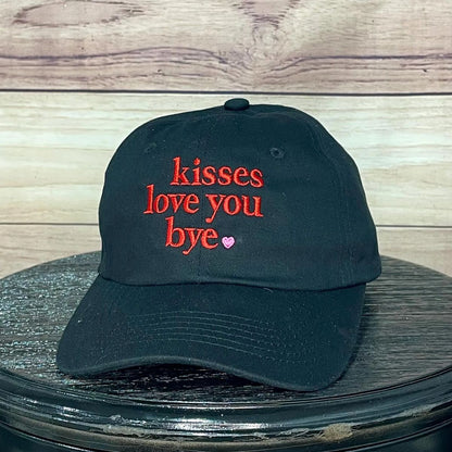 Kisses, Love You, Bye <3 | LC Elizabeth Original | Embroidered Hat