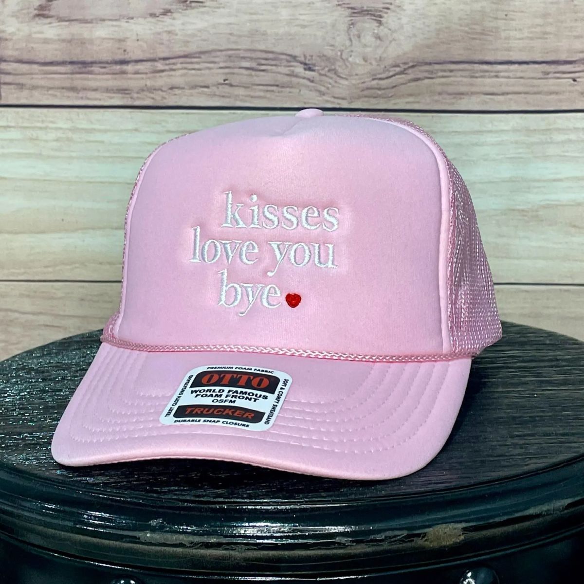 Kisses, Love You, Bye <3 | LC Elizabeth Original | Embroidered Hat