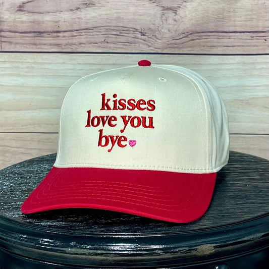 Kisses, Love You, Bye <3 | LC Elizabeth Original | Embroidered Hat